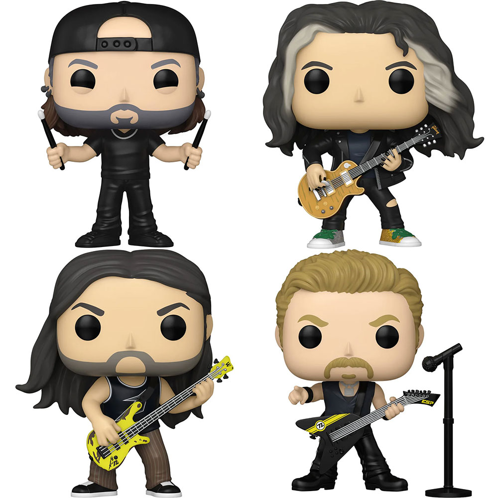 楽天市場】マクファーレントイズ メタリカ フィギュア 4体セット