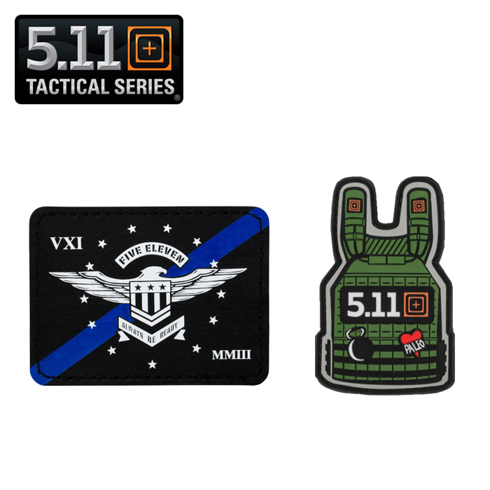 5.11 Tactical パッチ&モールクリップ　10点セット 5.11 Tactical パッチ&モールクリップ 10点セット 08126233_000.jpg