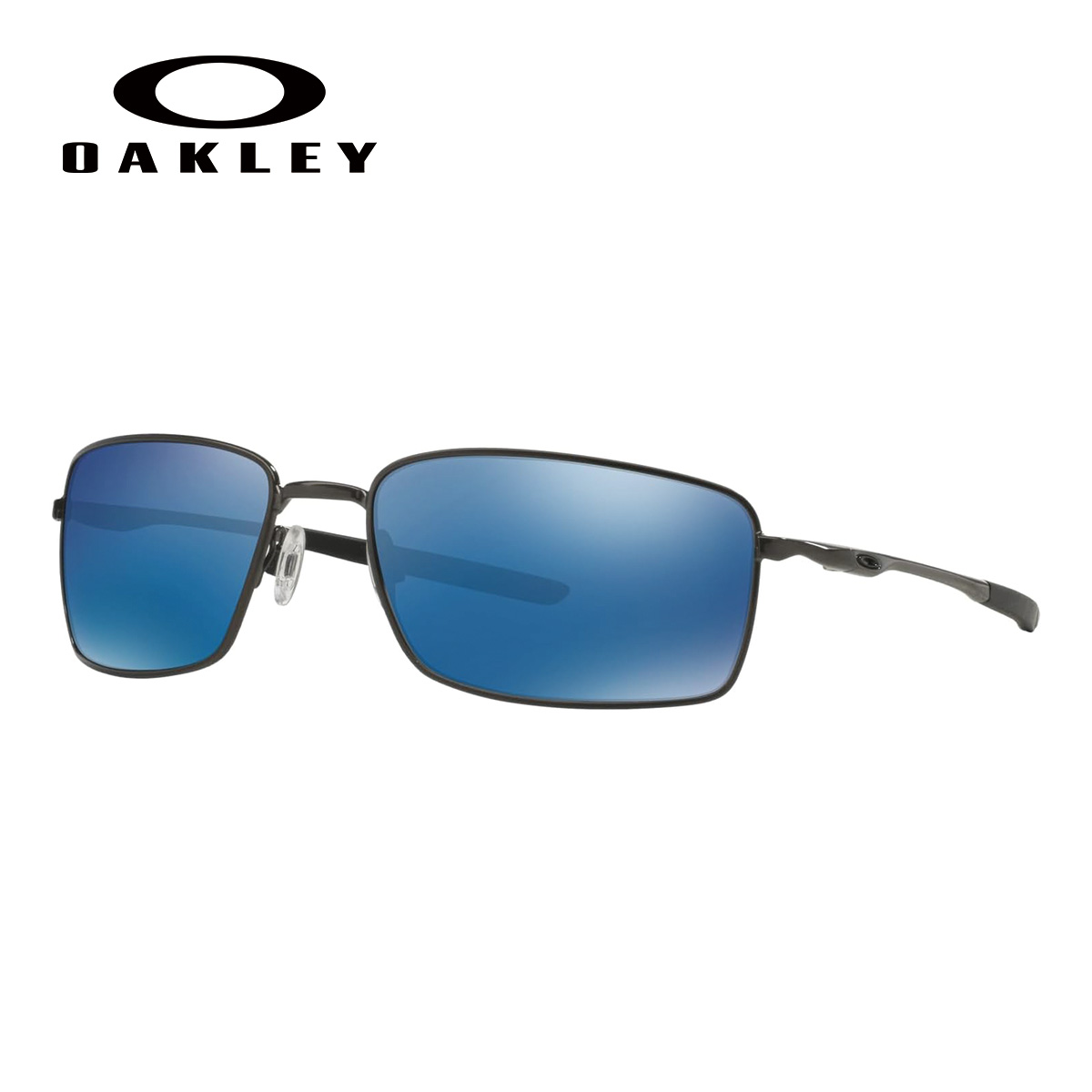 OAKLEY 0004075 SQUARE WIRE / Frame CEMENT Lens ICE IRIDIUM【オーク材ロバート・エドワード・リー 0004075 真四角 鉄条 / 一こま セメント質 水晶体 内燃機関 イリジウム】メンズ ミリタリー 生き残ること取り組み サバゲ アウトドア 運転 ツーリング