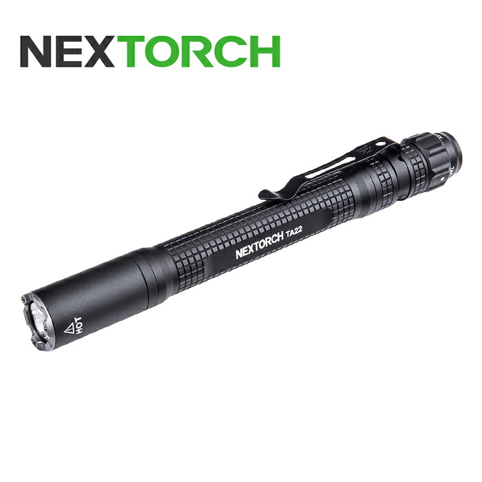NEXTORCH TA22 Tactical Penlight 【ネクストーチ TA22 タクティカル ペンライト】ミリタリー アウトドア サバイバルゲーム サバゲ ハンディライト リチウムバッテリー10880 USB充電 850ルーメン 災害 地震 防災 充電 登山 キャンプ ストロボ シグナル タクティカル