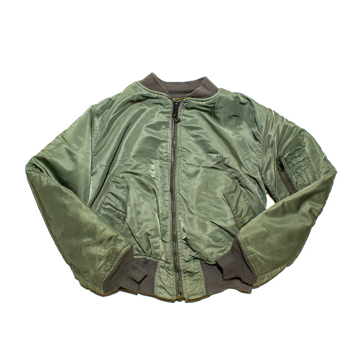 HOPE MFG INC. MA-1 FLIGHT JACKET 【ホープMFG社 MA-1 フライトジャケット】 メンズ カジュアル アーミー セージ MA-1 L-2B 春秋物 リメイク レプリカ 薄手アウター