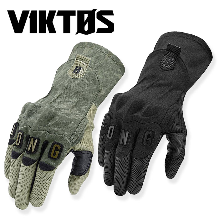 VIKTOS ロングショット グローブ【ヴィクトス ビクトス longshot glove】メンズ ミリタリー アウトドア サバゲ バイク ツーリング サイクリング スポーツ ナックルガード タクティカル シューティング ベルクロ ポリマー ゴートスキン ノーメックス プルループ｜ＰＨＡＮＴＯＭ
