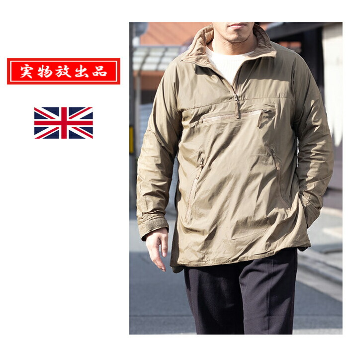 【実物放出品】【イギリス軍 PCS サーマル アノラックジャケット/中古品】BritishMilitary イギリス軍 実物放出品 ユーズド PCS サーマルアノラック レイヤーシステム ライトオリーブ 撥水加工 used