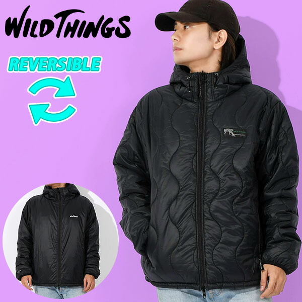 送料無料 WILDTHINGS ワイルドシングス REVERSIBLE BELAY JACKET 中綿 ジャケット 丸洗い可能 撥水 リバーシブル ビレイ ジャケット WT25139SK メンズ アウトドア キャンプ 25%off 19,008円
