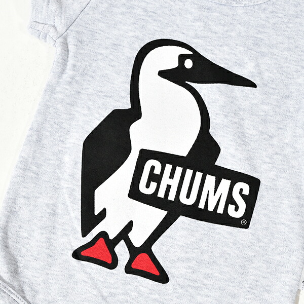 市場 ゆうパケット発送 Logo ベイビーロゴロンパース Baby ベイビー チャムス Rompers ベビー 送料無料 Chums
