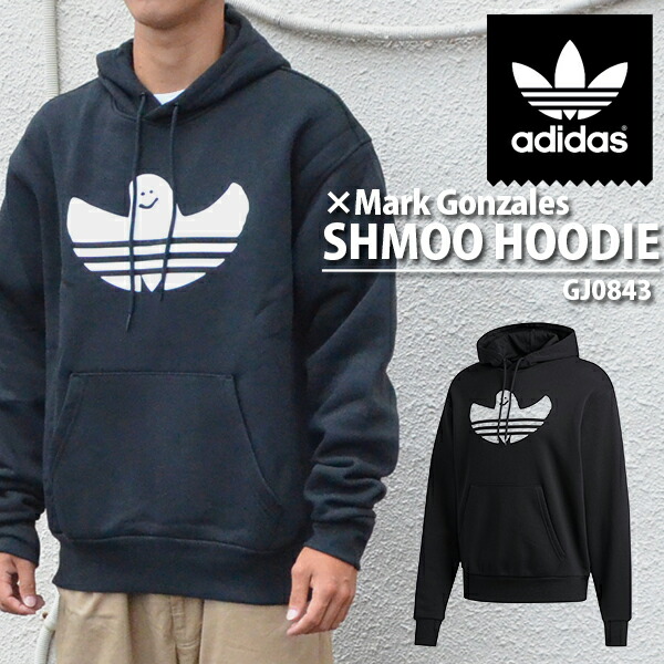 楽天市場 送料無料 長袖 パーカー Adidas Skateboarding アディダス スケートボーディング メンズ Shmoo Hoodie マークゴンザレス コラボ ゴンズ ブラック 黒 ロゴパーカー フーディ Gj0843 Off Ray Green