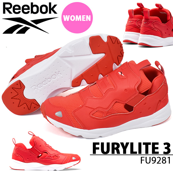 楽天市場 30 Off 送料無料 スリッポン スニーカー リーボック Reebok レディース Furylite 3 フューリーライト シューズ 靴 レッド 赤 春新作 Fu9281 あす楽対応 Ray Green