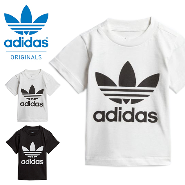 楽天市場 アディダス オリジナルス Adidas Originals Fi18 Kids Trefoil Shorts Tee Set キッズ ベビー トレフォイル ショーツ Tシャツ セット スーツ 3ストライプ セットアップ 上下セット 男の子 女の子 子供服 80 100cm ホワイト ブラック 国内正規 21ss 10 Off