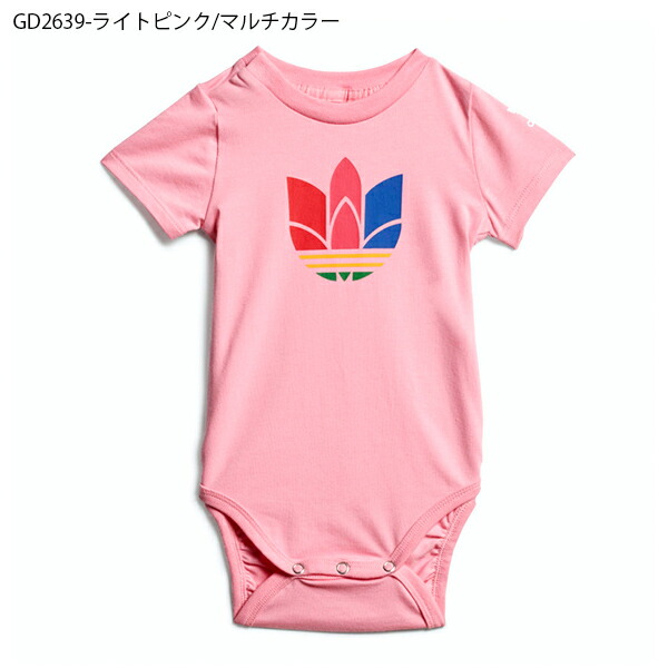 楽天市場 30 Off ベビー ロンパース Adidas Originals アディダス オリジナルス Gift Set 子供 赤ちゃん 子供服 半袖 カバーオール 出産祝い Iyj91 Ray Green