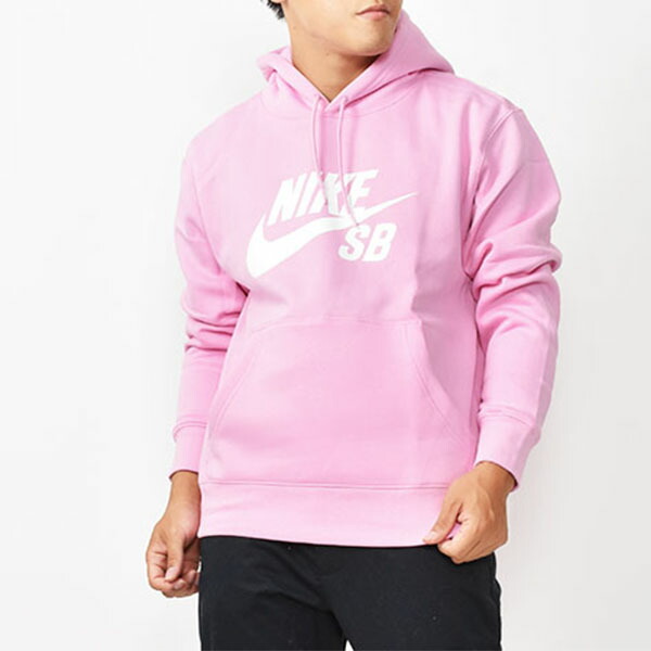 楽天市場 32 Off 送料無料 スウェット パーカー ナイキ エスビー Nike Sb アイコン エッセンシャル プルオーバー フーディ メンズ トレーナー スエット ロゴ ビッグロゴ 裏起毛 裏フリース スポーツウェア ピンク Aj9734 あす楽対応 Ray Green