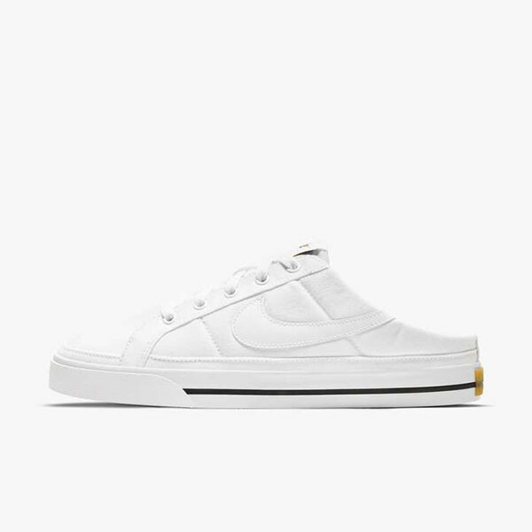 送料無料ナイキメンズレディーススニーカーNIKEコートレガシーミュールキャンバスシューズサンダルクロッグ靴ナイキスニーカーホワイト白db3970