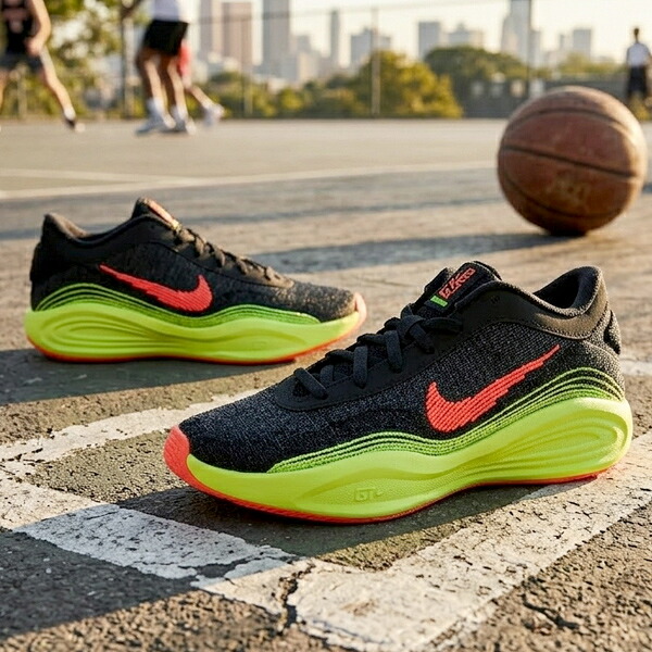 送料無料 ナイキ バスケットボールシューズ メンズ NIKE G.T. ハッスル アカデミー EP 靴 スニーカー シューズ バスケットボール バッシュ ブラック イエロー レッド FJ7808