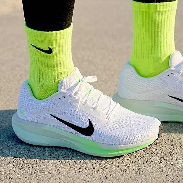 送料無料 ナイキ ランニングシューズ メンズ NIKE エア ウィンフロー 11 AIR WINFLO 11 スニーカー シューズ 靴 ホワイト グリーン fj9509 2026春夏新作