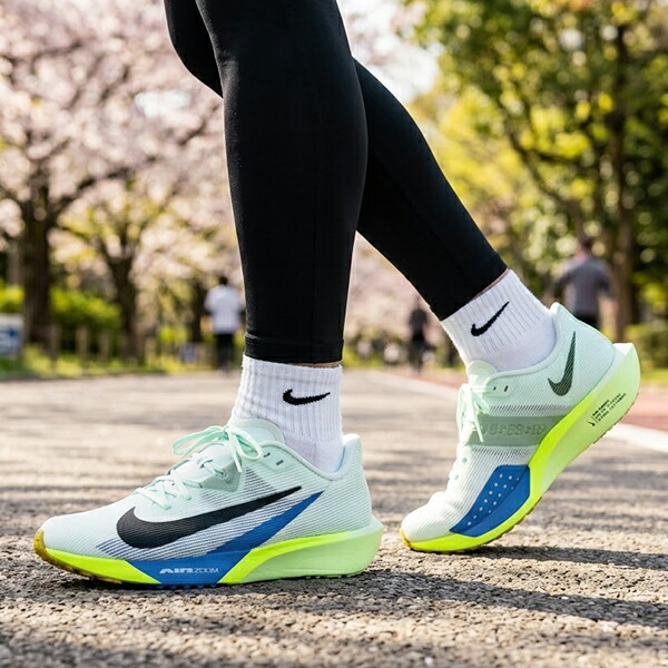 2026夏新作 送料無料 ナイキ ランニングシューズ メンズ NIKE Air Zoom Rival Fly 4 エアズーム ライバル フライ 4 スニーカー FV6040 グリーン マルチカラー