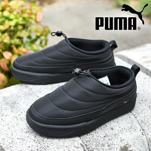 楽天市場】PUMA プーマ ミュール TUFF TERRA BLACK 402176-01 タフ
