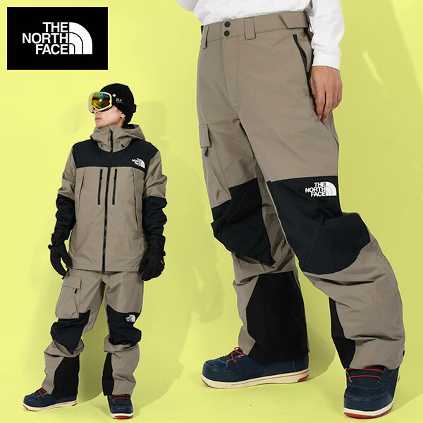 送料無料 ノースフェイス メンズ 防水防風 スノーボード ウェア スキー THE NORTH FACE シュカブラ パンツ Shukabra Pant ストレートシルエット マッシュルーム ns62517 2025-2026冬新作 20%off