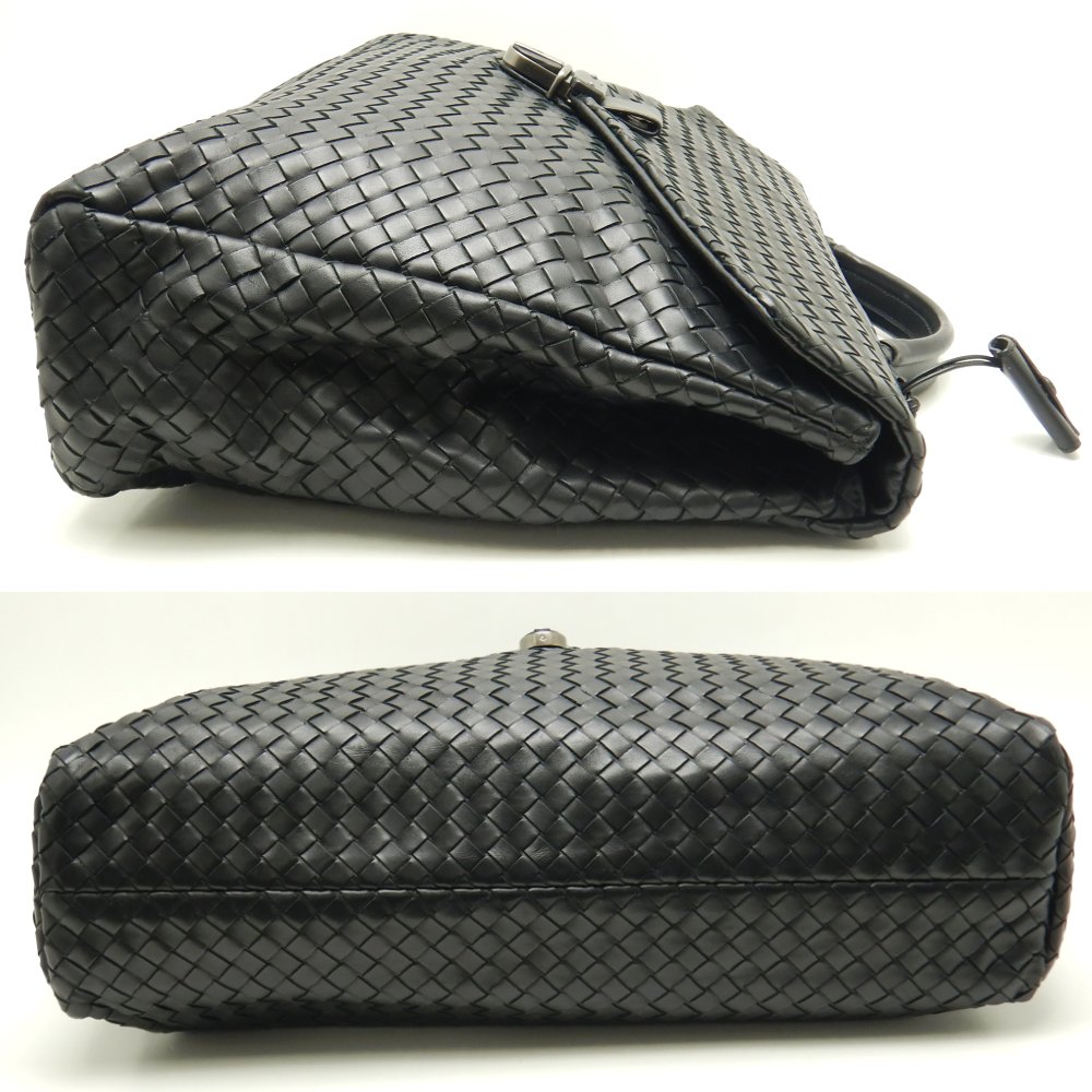 3万サークルoffクーポン券 ボッテガヴェネタ Bottega Veneta 商法鞄 イントレチャート アウトロー 涅色 059144 中古 Lordfantasy It