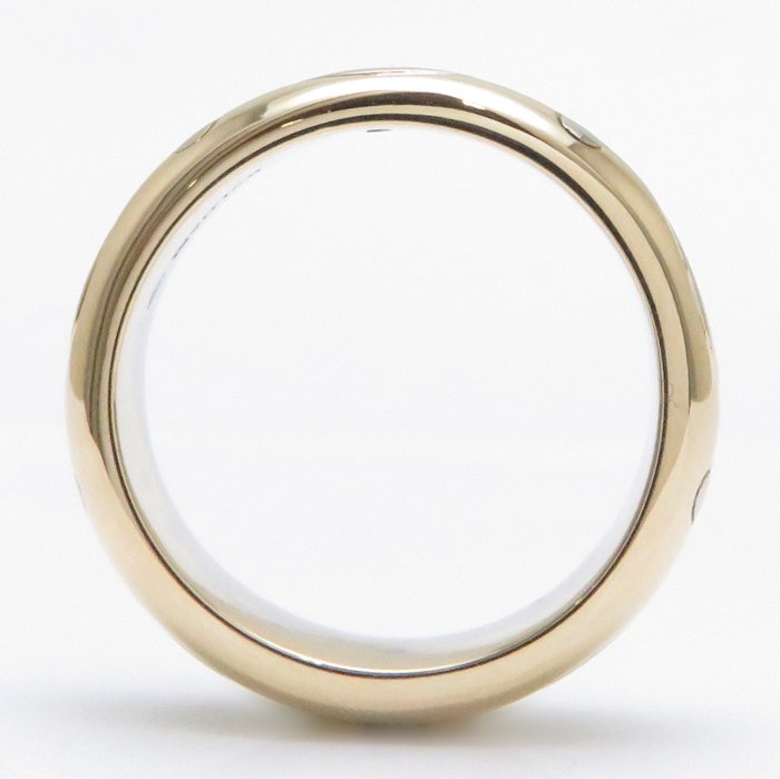 ブルガリ Bvlgari 環 ペア色合 K18ygxwg 750 イエローゴールド 白いことゴールド 11ナンバー リング 中古 最短当日積み出す 引例サーキットボード可 買い物融通可 Damienrice Com