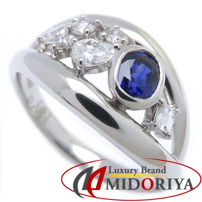 3一万丸型offクーポン券 円環 サファイヤ0 51ct 内野0 33ct Pt900 15 5ナンバー プラチナ レディース アンティーク ジュエリー 指輪 まっ只中古 当店なら クーポンで最高限3万円オフ 贈り物中 無くなり垂垂止む Pasadenasportsnow Com