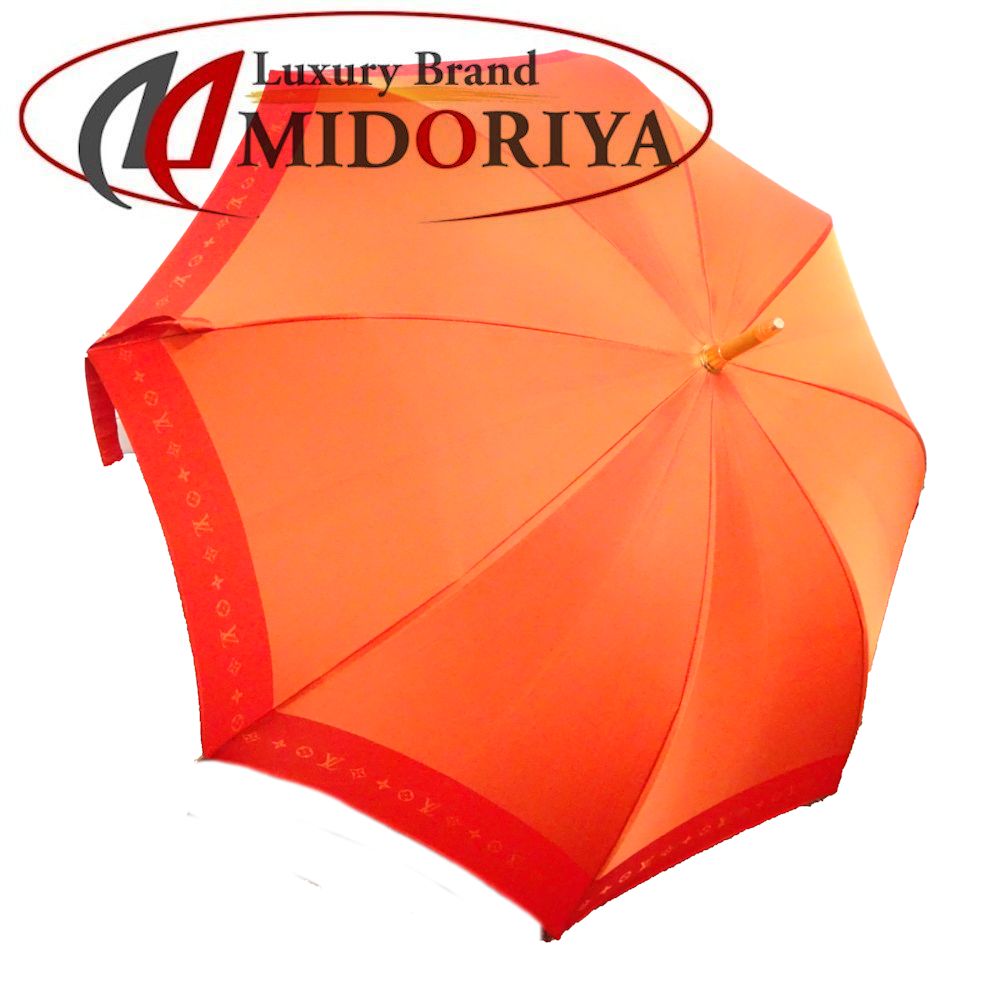 ルイヴィトン Louis Vuitton 傘 パラプルュイ アルクアンシエル アンブレラ オレンジ 中古 Propainterwebsites Com