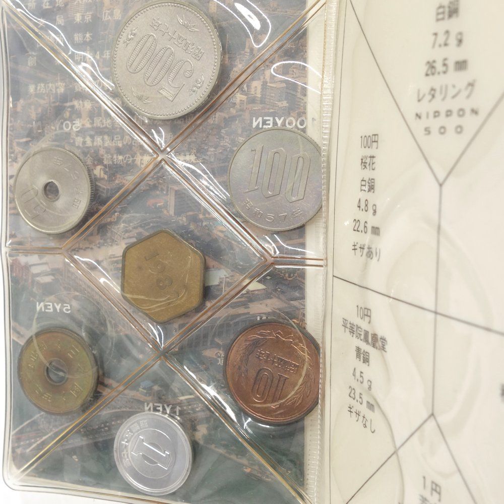 市場 貨幣セット BUREAU ミントセット JAPAN MINT 1982年 額面666円