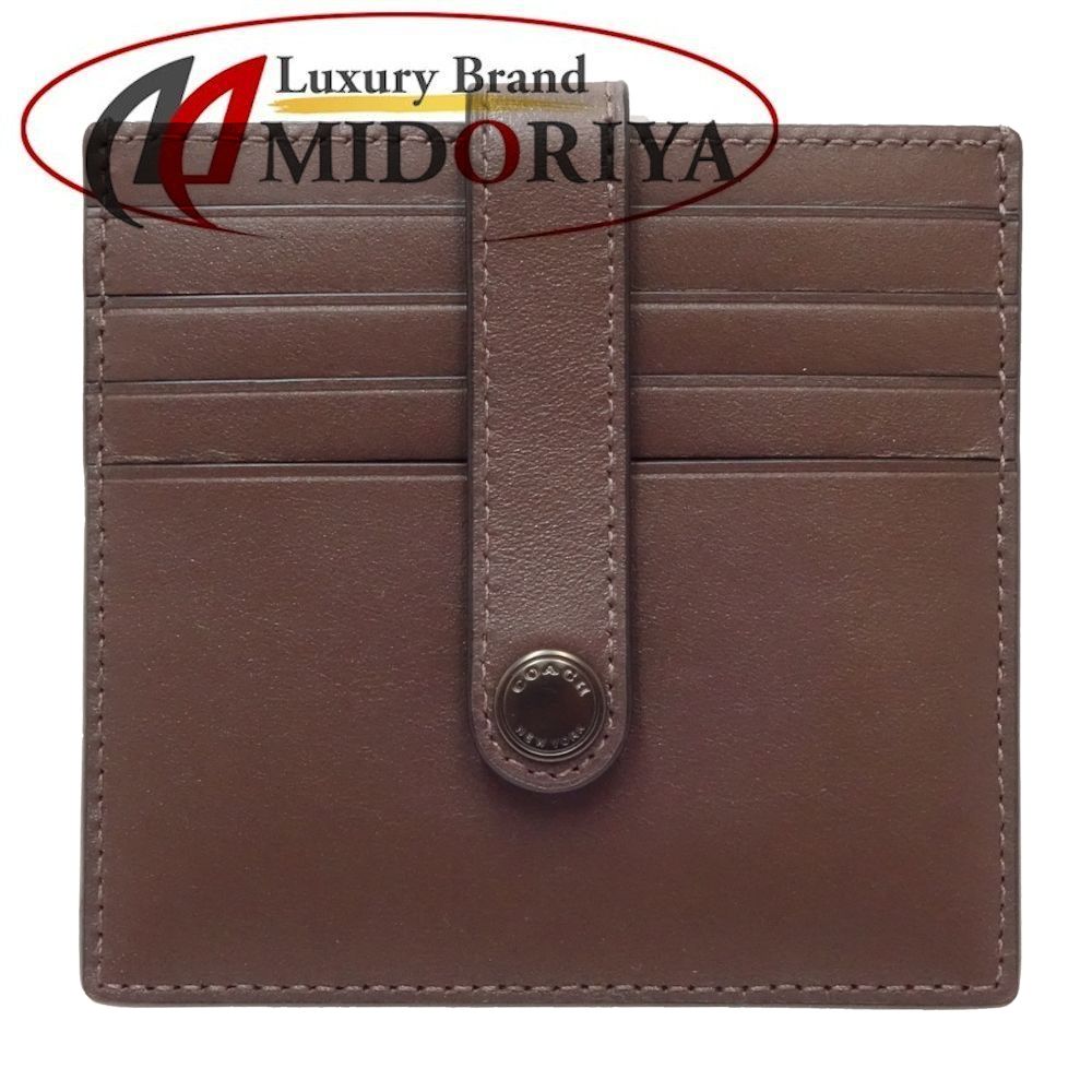 最大79 オフ コーチ Coach カードケース レザー ブラウン C3162 01 Kumarika Com