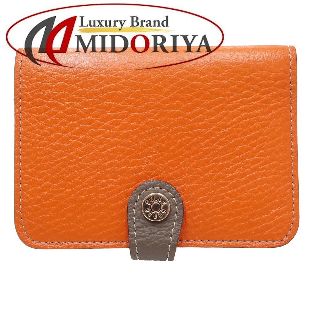 エルメス HERMES カルヴィ ブラウン 083084 エトゥープ 名刺入れ 