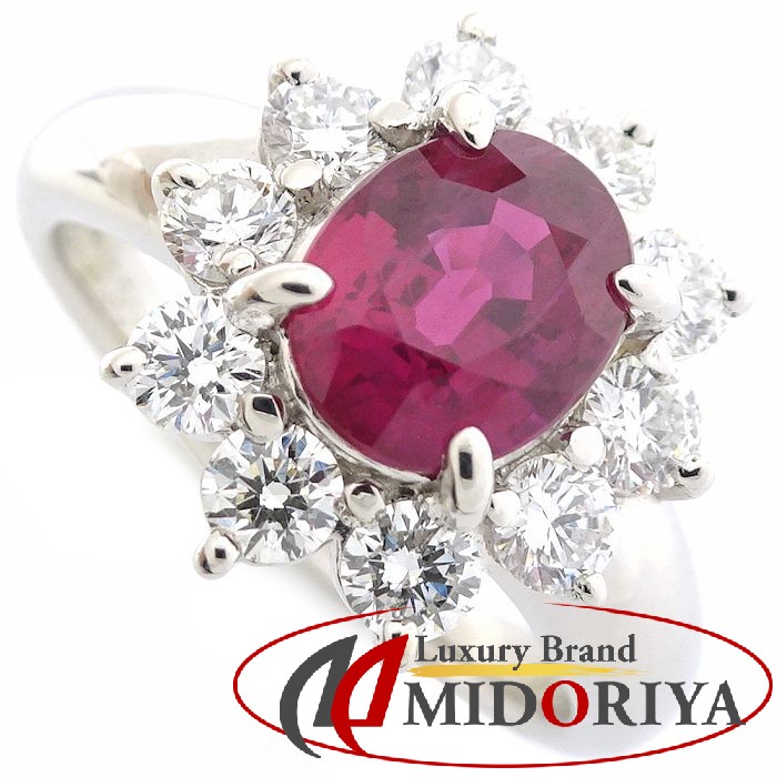 ルビーダイヤプラチナ850リング　10号 ルビーダイヤプラチナ850リング 10号