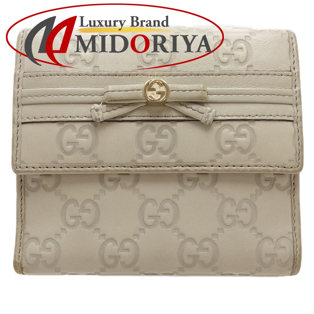 楽天市場】グッチ マイクログッチシマ・Wホック 2つ折り財布/309755  