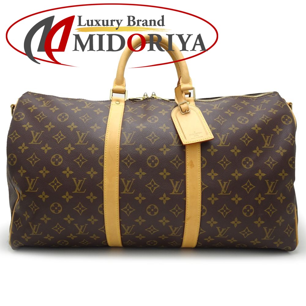 【楽天市場】LOUIS VUITTON ルイヴィトン モノグラム キーポルバンドリエール50 M41416 ボストンバッグ ブラウン ...