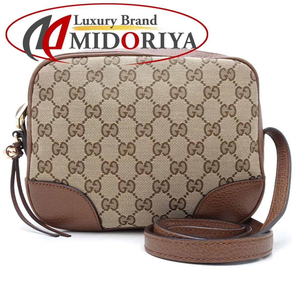 【楽天市場】GUCCI グッチ 449413 ショルダーバッグ GGキャンバス xレザー ベージュ ブラウン/350720【中古 ...