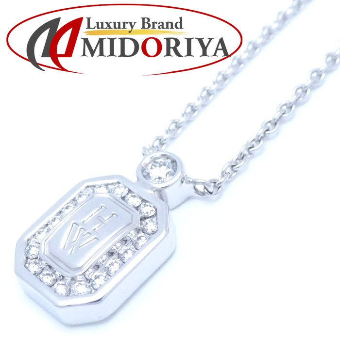 アクセサリー Harry 楽天市場】HARRY WINSTON ハリーウィンストン HWロゴ ネックレス