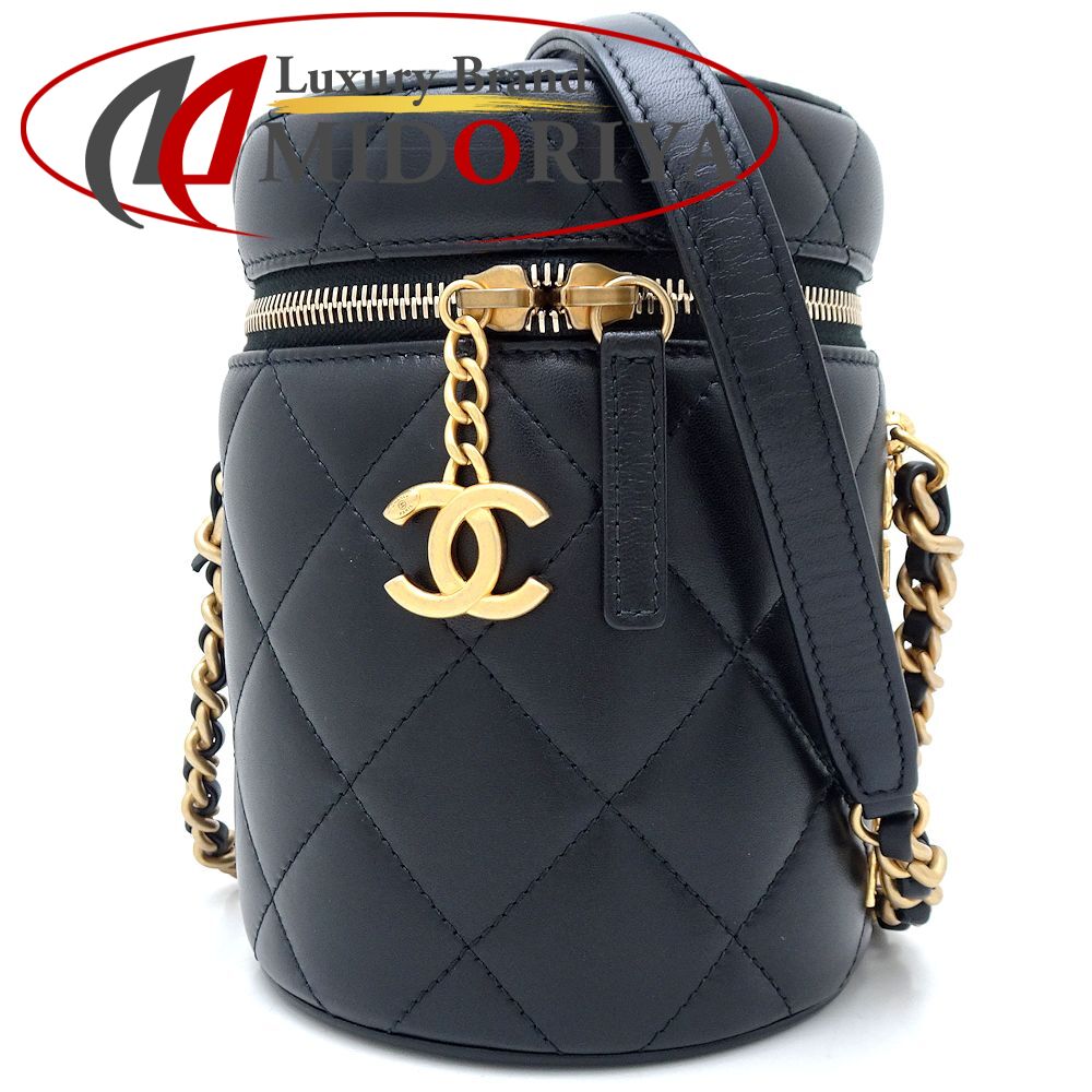 【上質な素材感に気分も上がる☆】 CHANEL ヴァニティケース ヴァニティケース - シャイニー グレインド カーフスキン