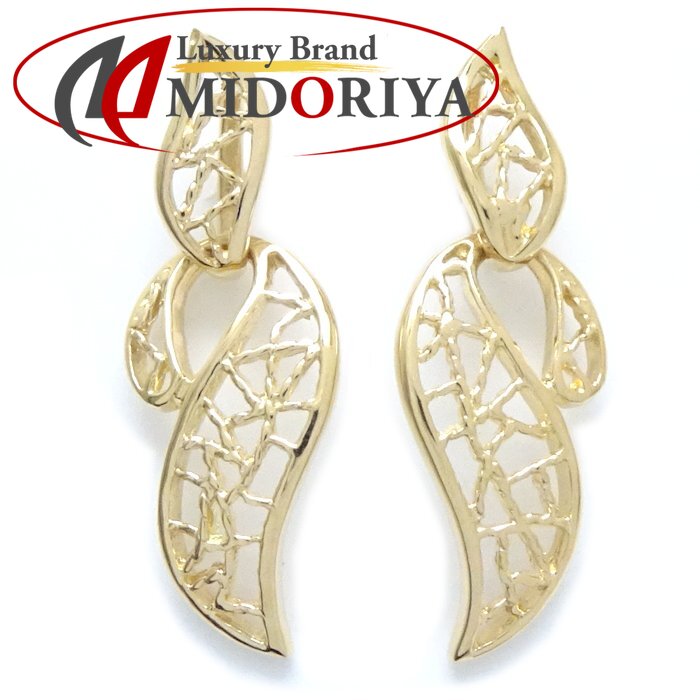 楽天市場】ジュエリーマキ パール/真珠 フリルピアス/K18YG/750-0.7g