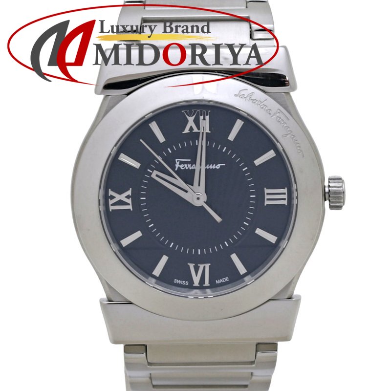 Salvatore Ferragamo サルヴァトーレフェラガモ VEGA ヴェガ FIQ020016 ステンレス鋼スチール写真  レディース /130180【中古】【ウオッチ】