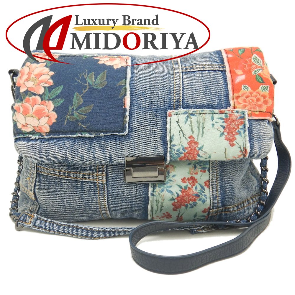デニムフラワーミディアムバッグ Desigual 26SAXD21