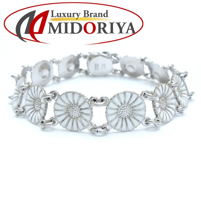 【未使用】ジョージジェンセン ブレスレットウニコンビ425B K18YGシルバー 未使用】ジョージジェンセン ブレスレットウニコンビ425B K18YG