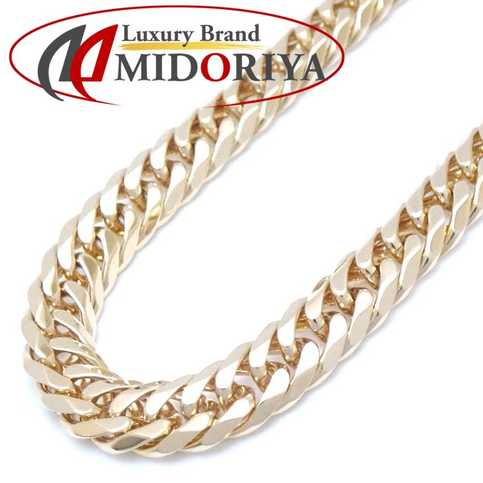 楽天市場】喜平ネックレス K18YG イエローゴールド 2面 ダブル 43.5cm  