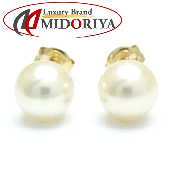 楽天市場】ジュエリーマキ パール/真珠 フリルピアス/K18YG/750-0.7g