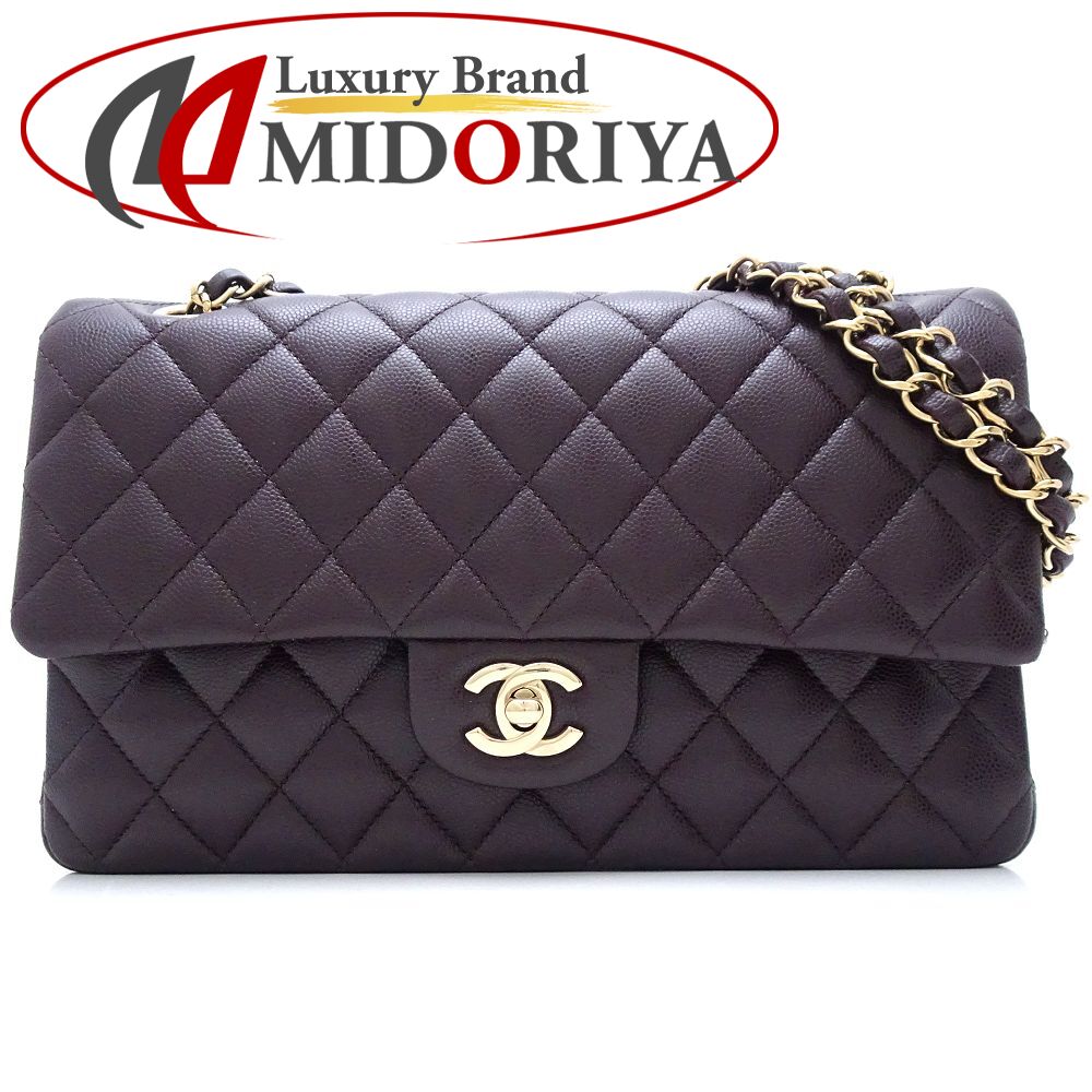 CHANEL シャネル チェーンショルダー A01112 ショルダーバッグ マトラッセ キャビアスキン ボルドー系/352245【中古】|Luxury Brand ミドリヤ店
