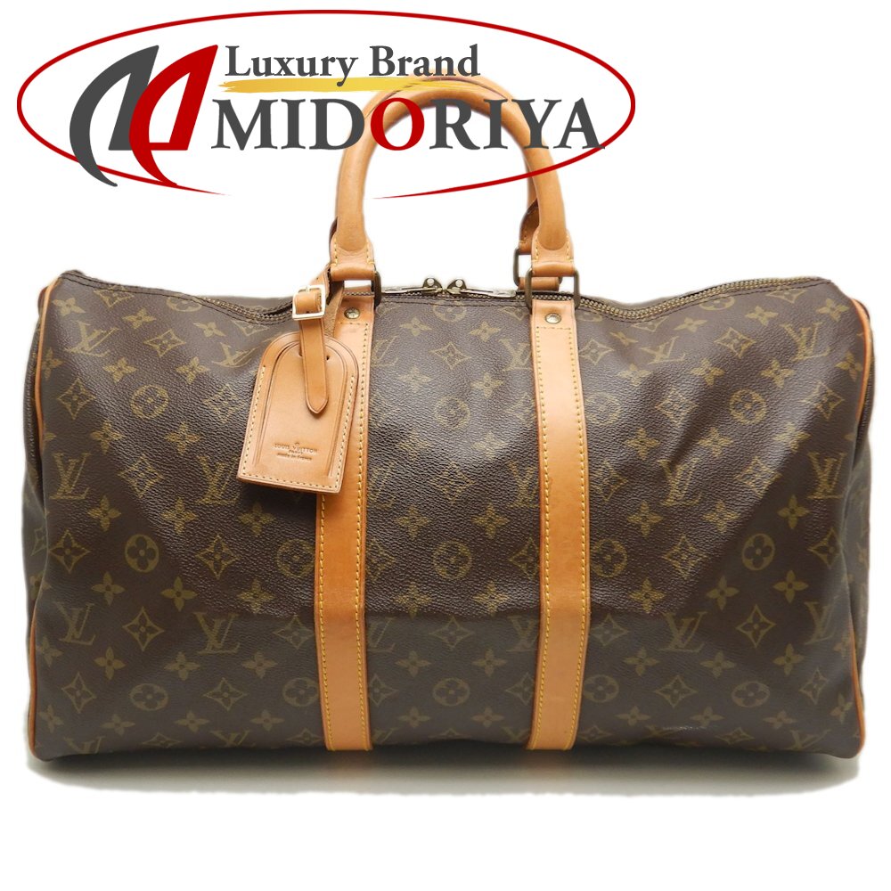 ルイヴィトン  エピ　キーポル45 ボストンバッグ  旅行　ゴルフ ブラウン 中古】 ルイ・ヴィトン LOUIS VUITTON ボストンバッグ エピ