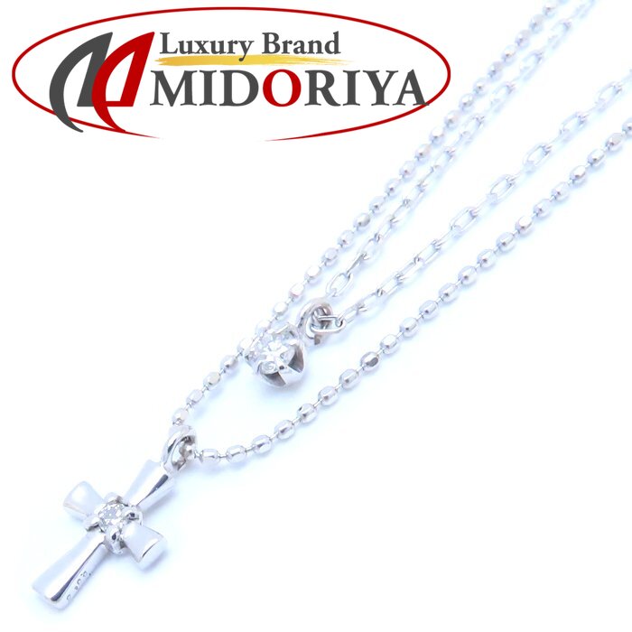 楽天市場】ダイヤモンド クロス ネックレス ダイヤモンド0.50ct