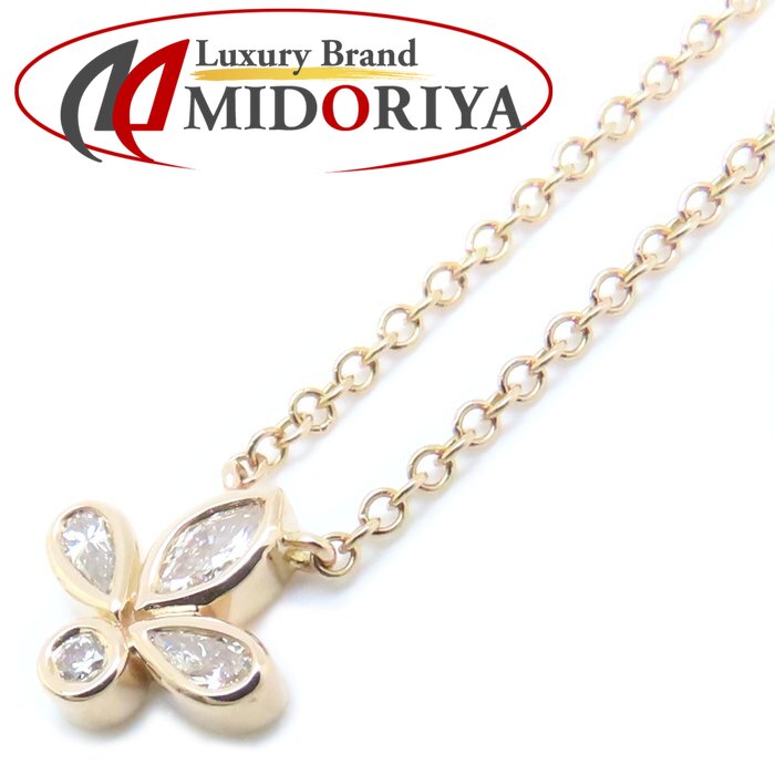 ティファニー フルール ド リス フラワー ダイヤモンドネックレス K18PG ティファニー フルール ド リス フラワー ダイヤモンドネックレス K18PG