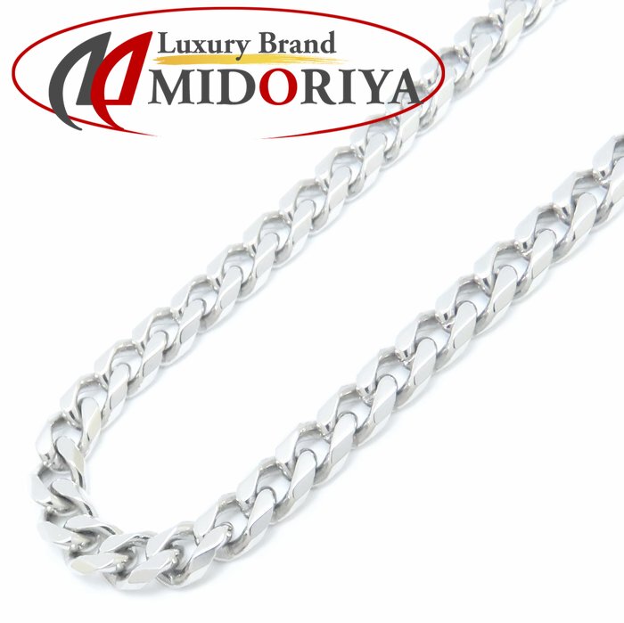 喜平ネックレス Pt850プラチナ 8面 シングル 60cm 50.1g/76099【中古】【FJ】|Luxury Brand ミドリヤ店