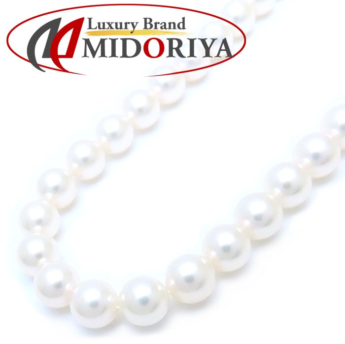 【美品】ミキモト パール 真珠 ネックレス レディース アクセサリー ジュエリー MIKIMOTO ミキモト ジュエリー ネックレス パール/ピンク