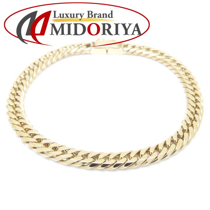 中古　美品18k喜平ブレスレット　6面ダブル　10g18cm 金ゴールドGOLD 楽天市場】喜平 ブレスレット 約10g 6面ダブル 6DCW 20cm 中折れ式