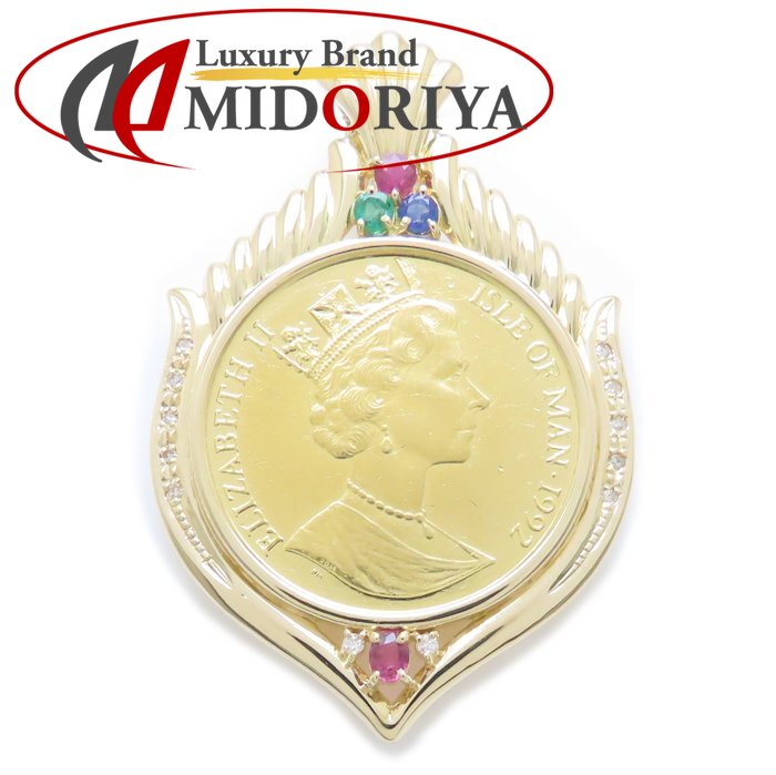 楽天市場】K24/K18 マン島キャット1/25ozコイン付リング ISLE OF MAN