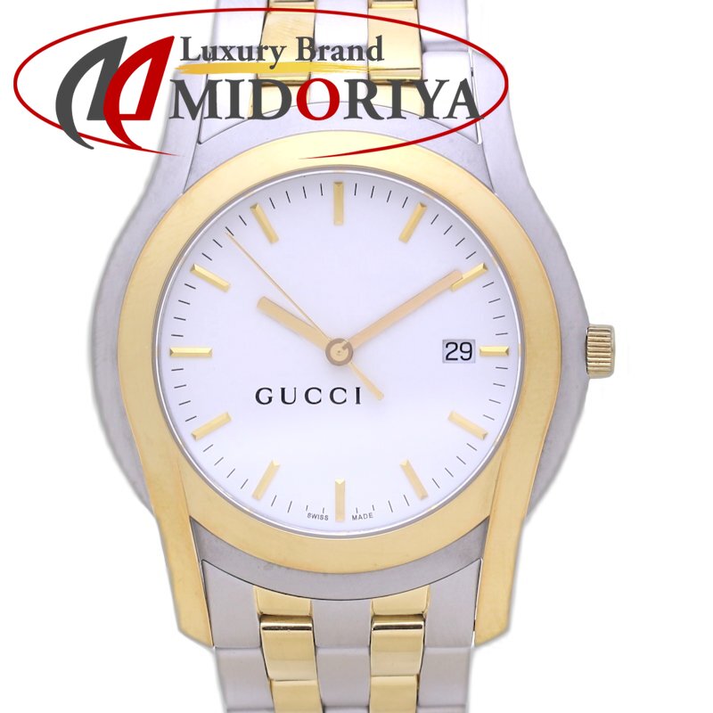 楽天市場】GUCCI グッチ Gクラス YA055514 5500L【磨き済/電池