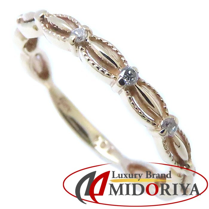 楽天市場】agete(アガット) リング ダイヤモンド 計0.04ct 11号 18金