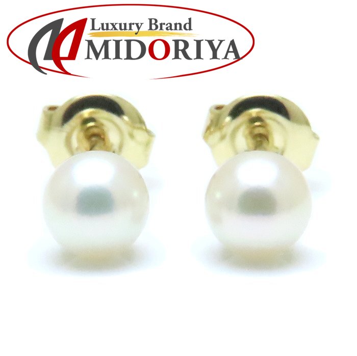 ミキモトＫ１８イエローゴールドパールピアス☆パール約５.２５mm☆現行品☆ 楽天市場】MIKIMOTO ミキモト パール 真珠 ピアス 3.5-6.5m/m